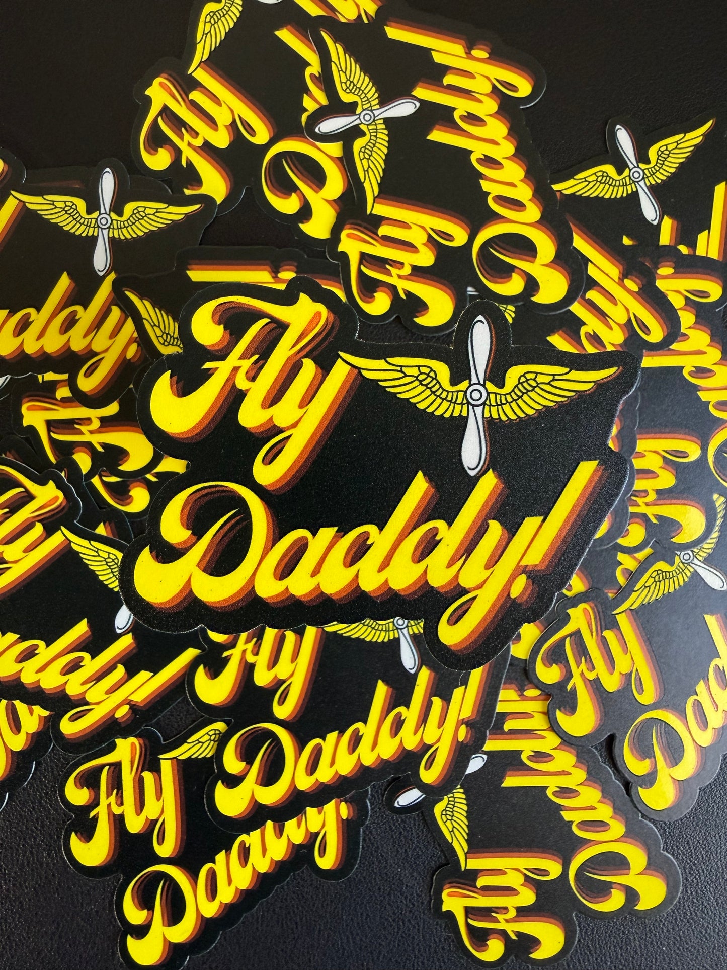 Fly Daddy Sticker