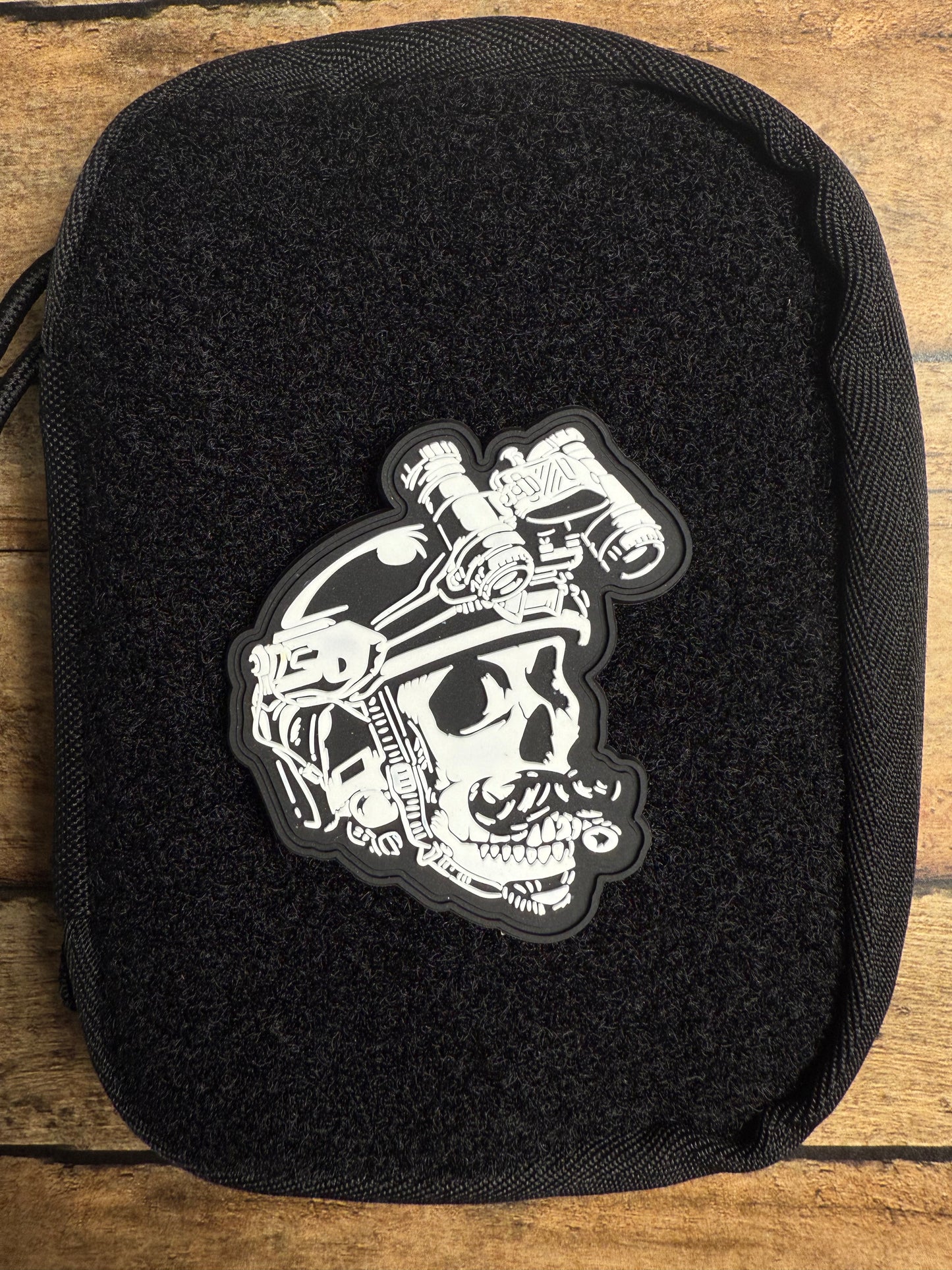 Stache Skull PVC Patch