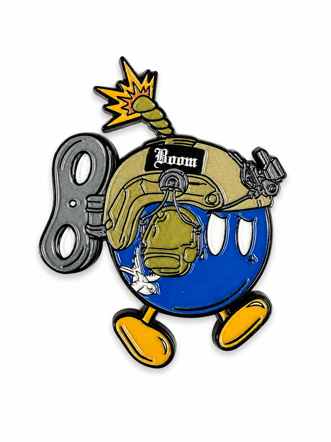 Gangsta Bomb Enamel Pin