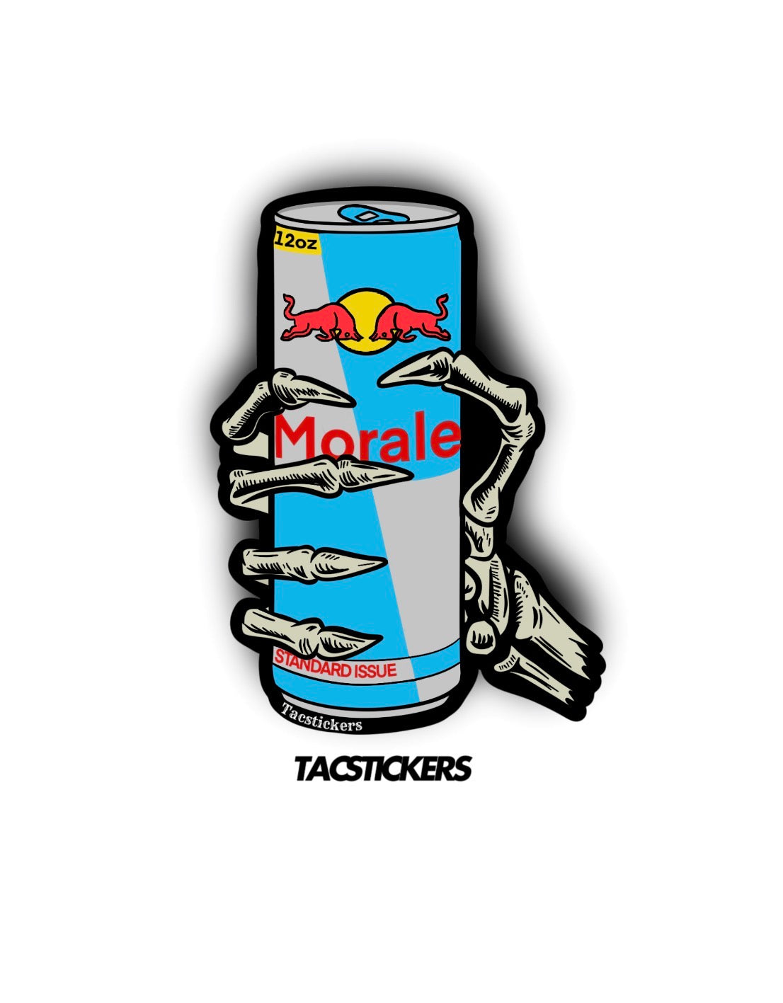 Morale In A Can Sticker