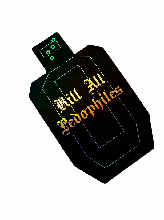Kill all P3dos Holo Sticker