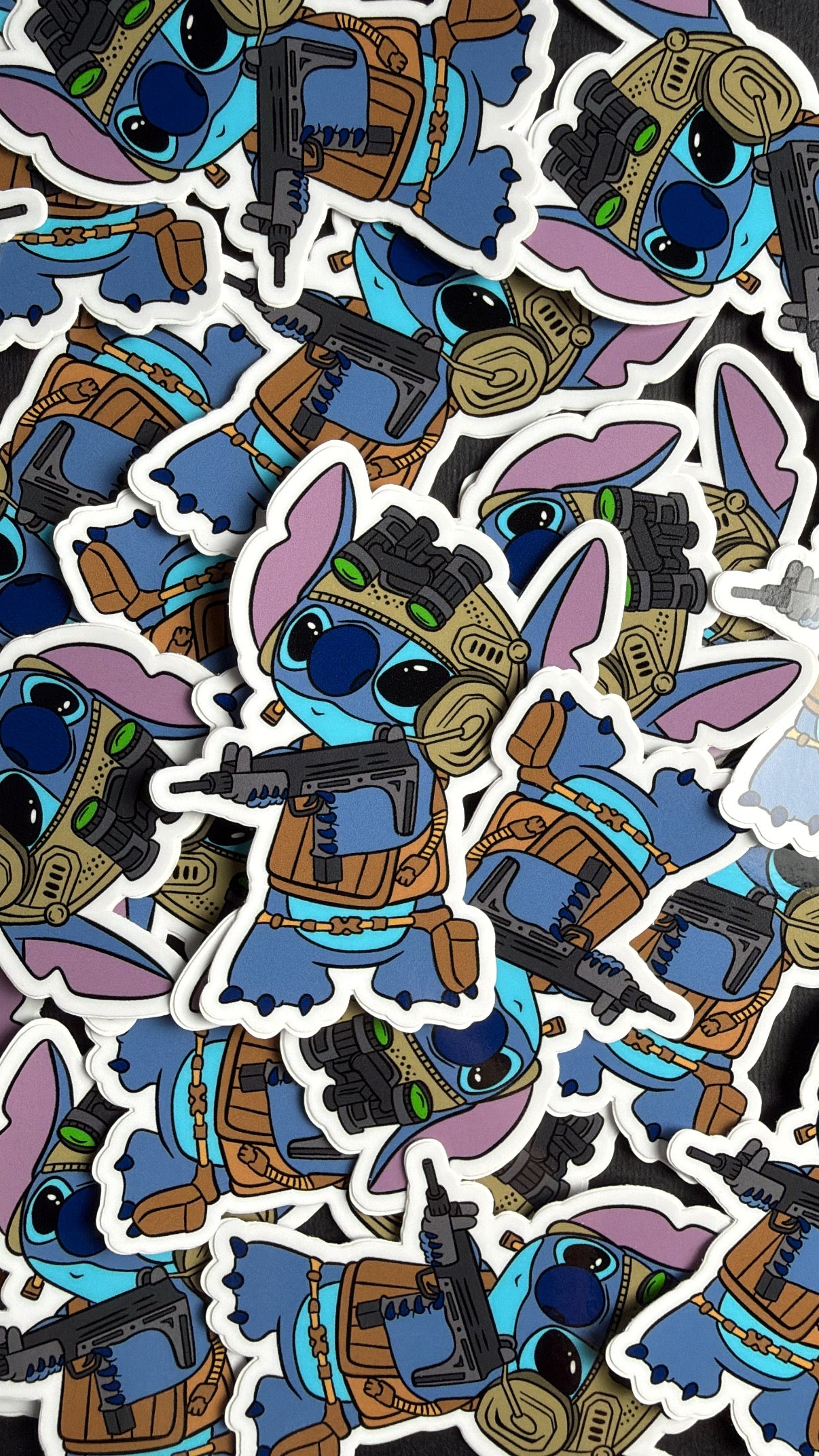 Tactical Blue Menace Sticker
