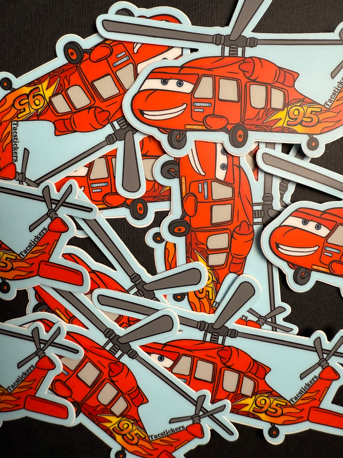 Lightning Hawk Sticker