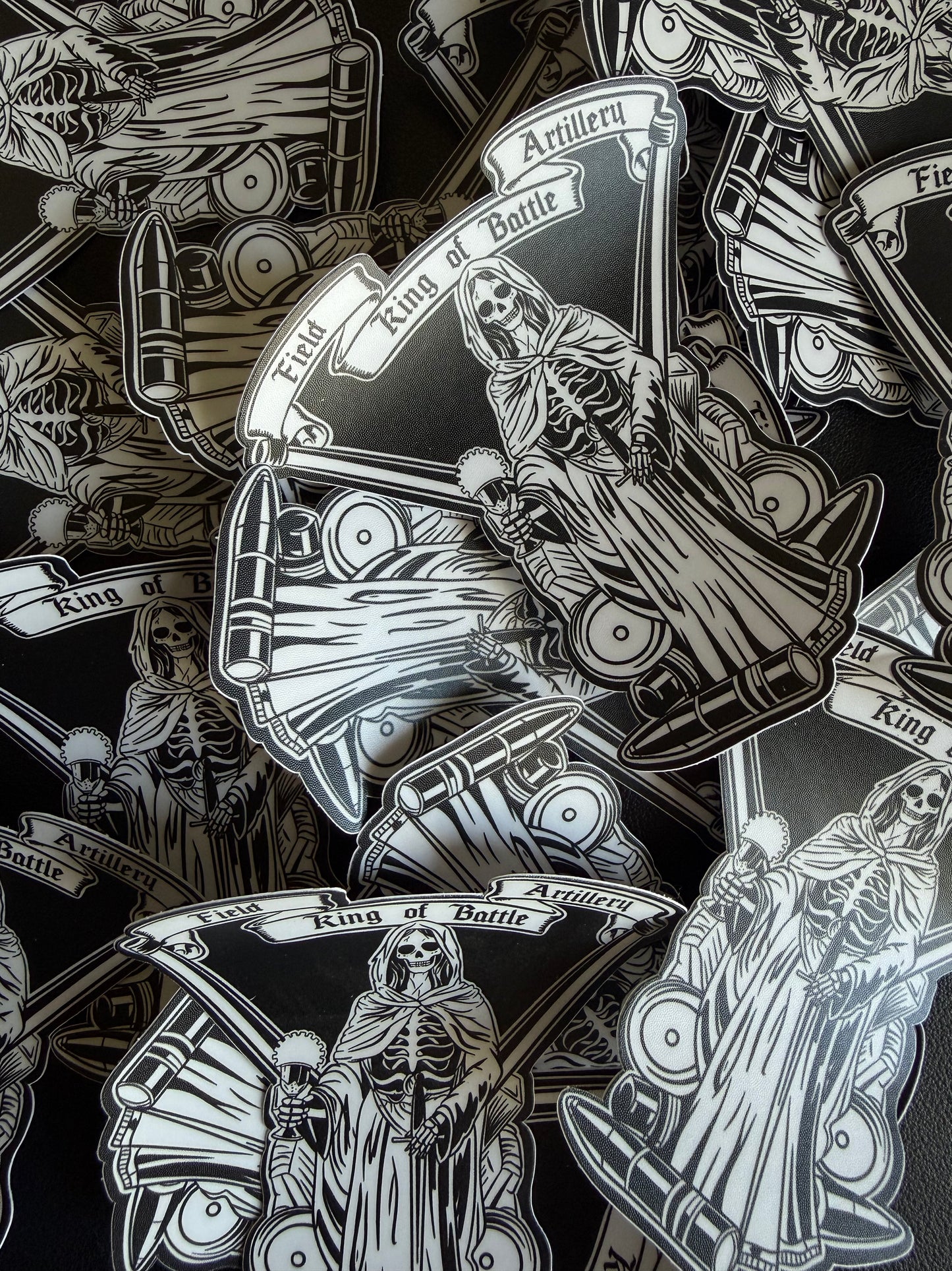 King Of Battle Artillery Sticker