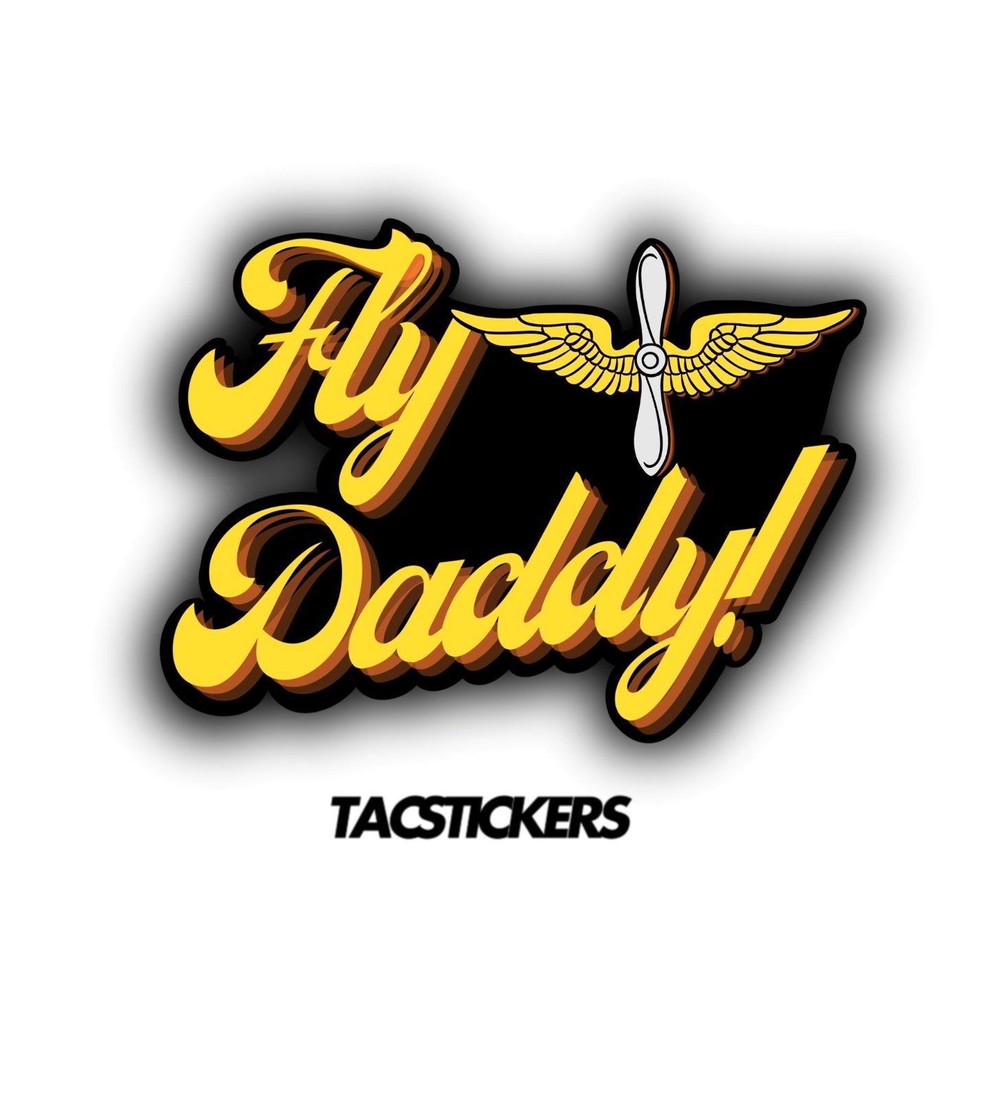 Fly Daddy Sticker