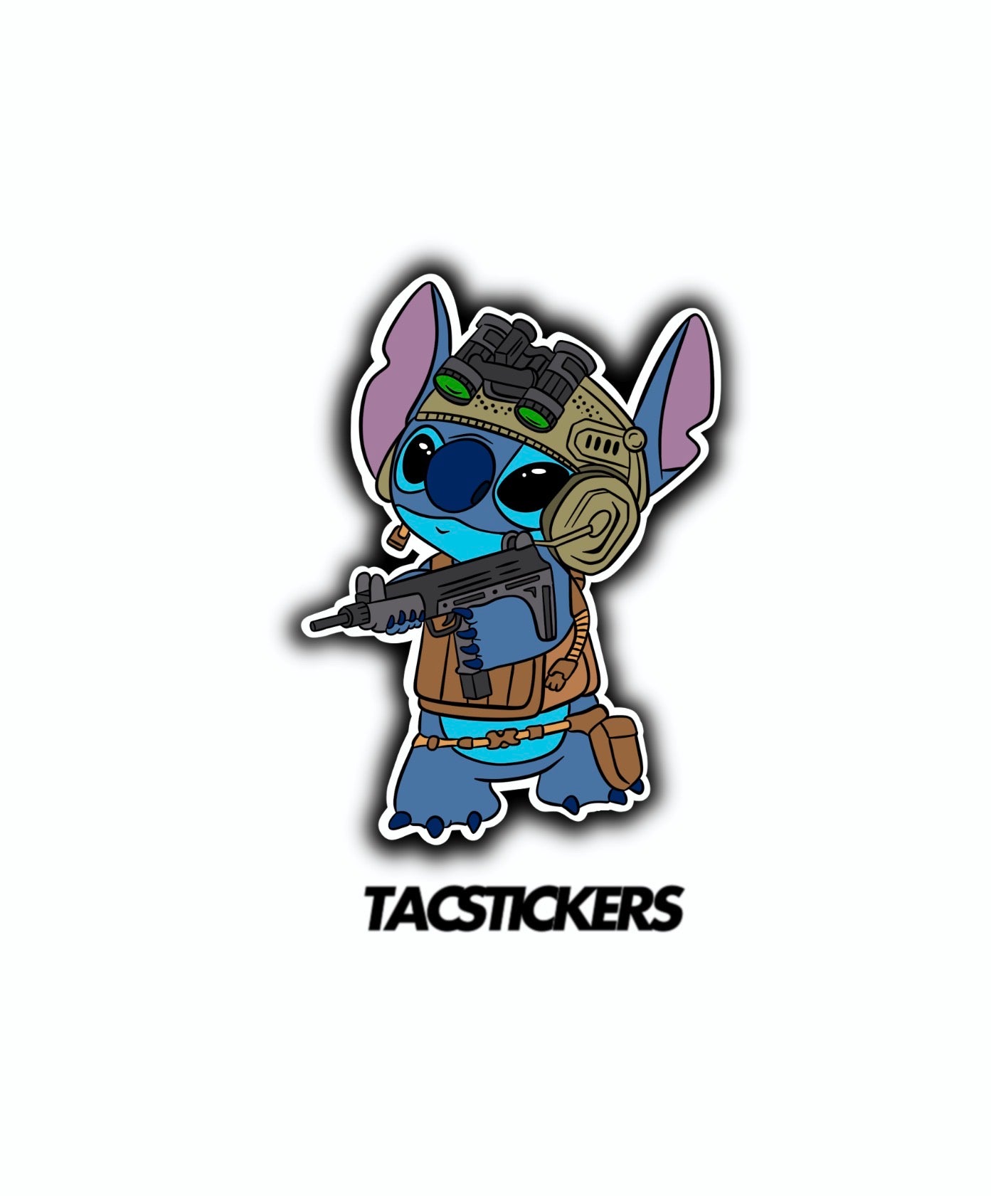 Tactical Blue Menace Sticker