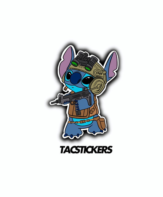 Tactical Blue Menace Sticker