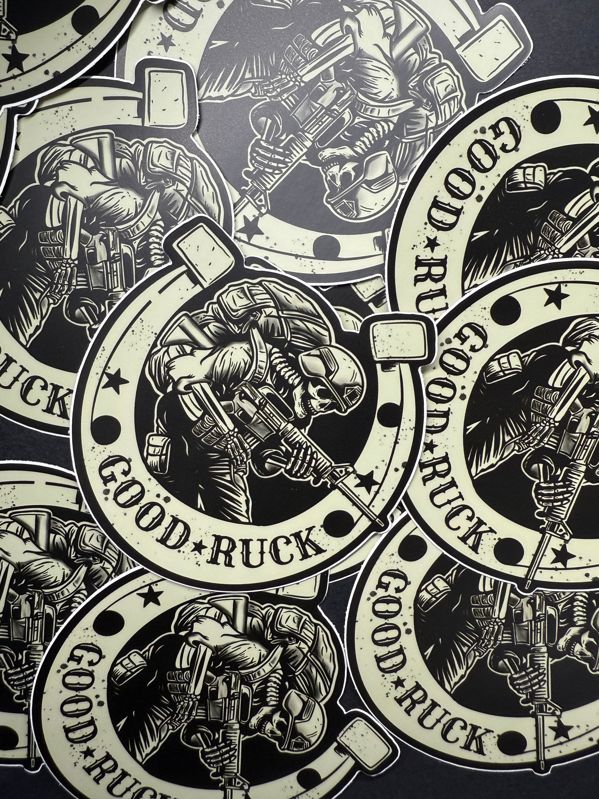 Cartoon Rucking Sticker Good Ruck Sticker – Tacstickers