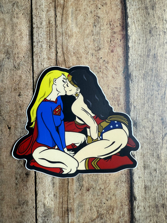 Girl Power Love Sticker